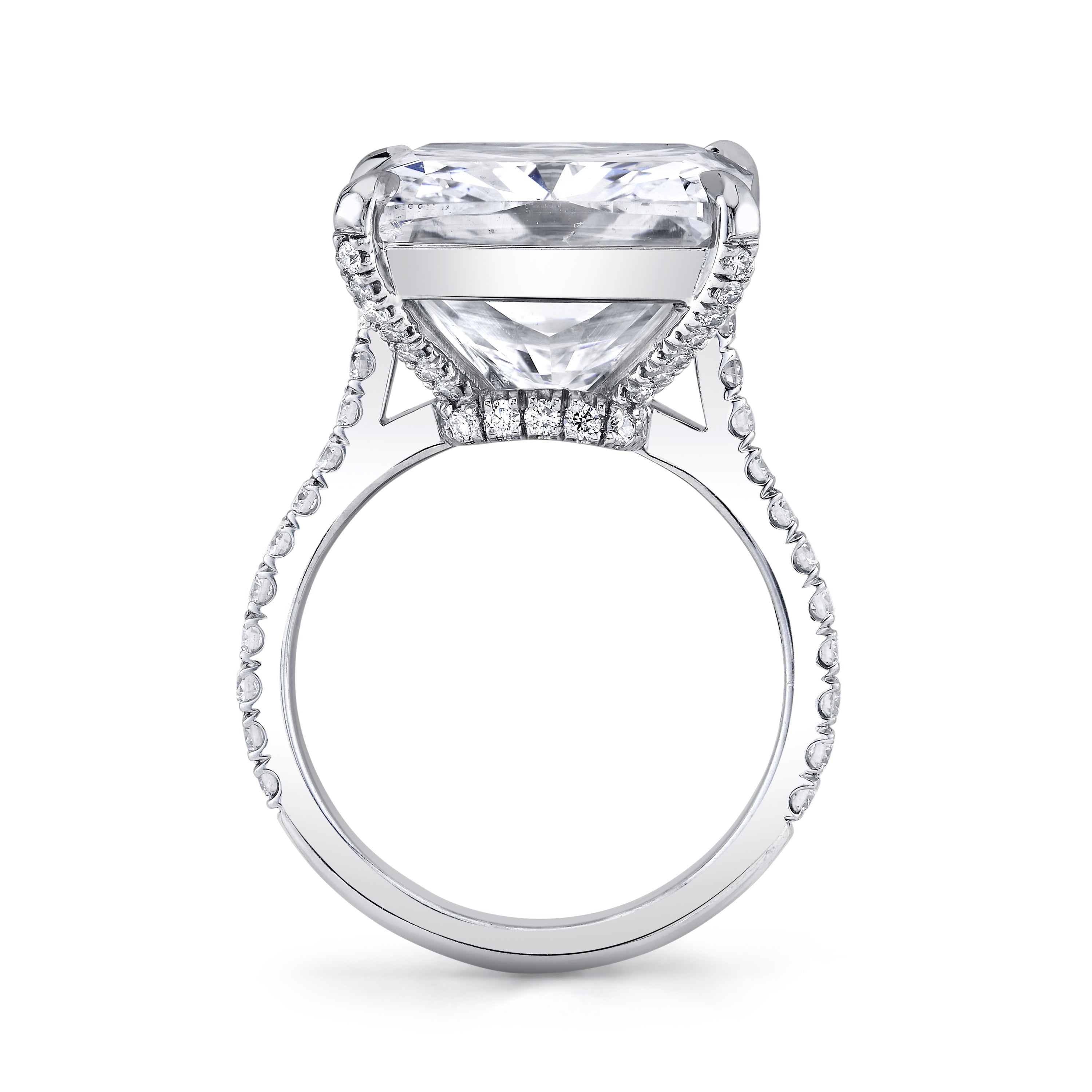 15.13 Carat Radiant Cut Diamond Ring