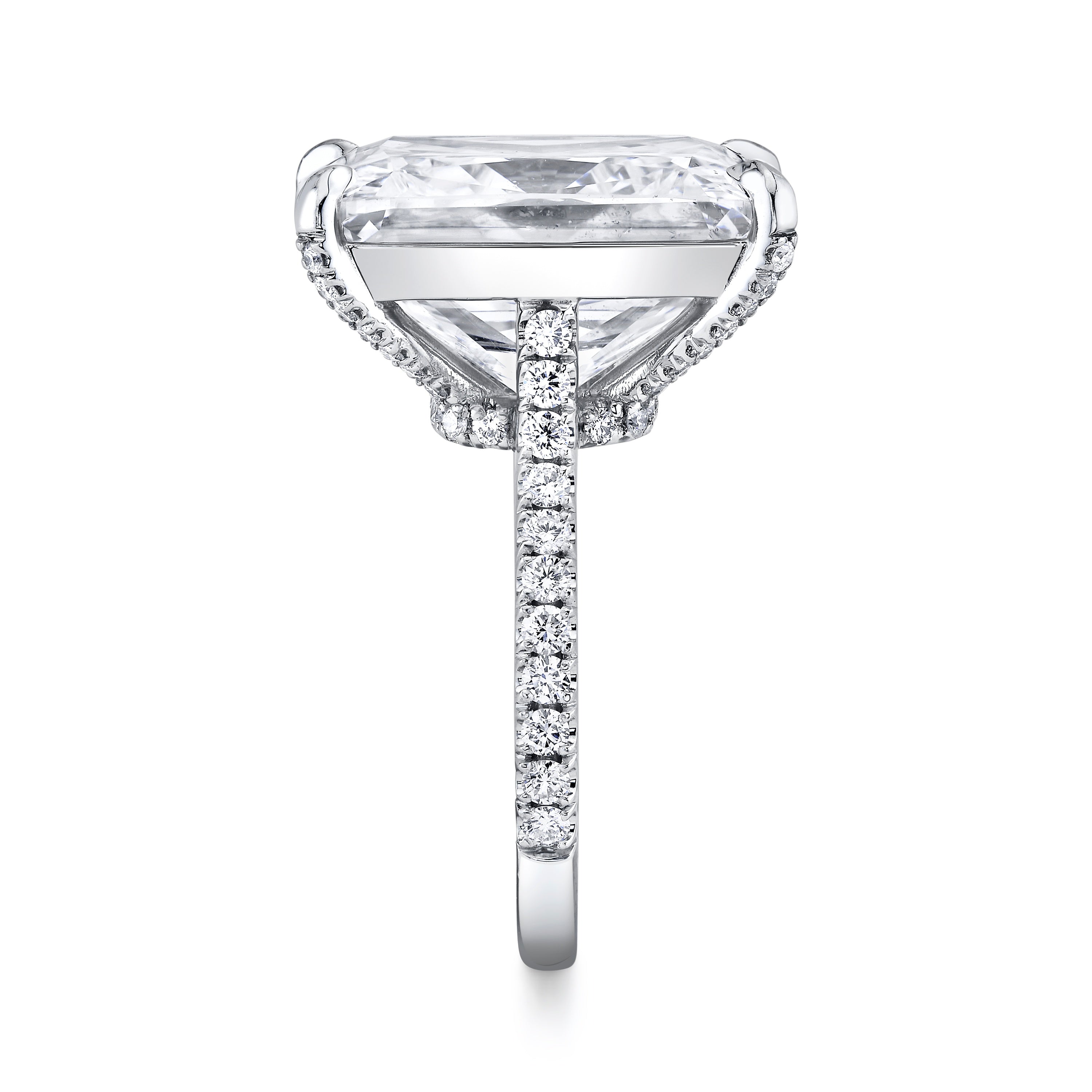 15.13 Carat Radiant Cut Diamond Ring