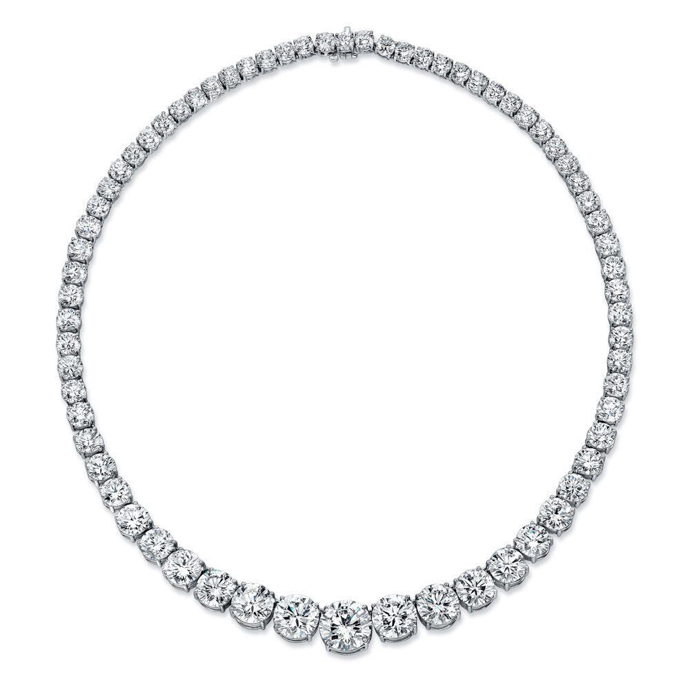 69.67 Carat Diamond Riviera Necklace