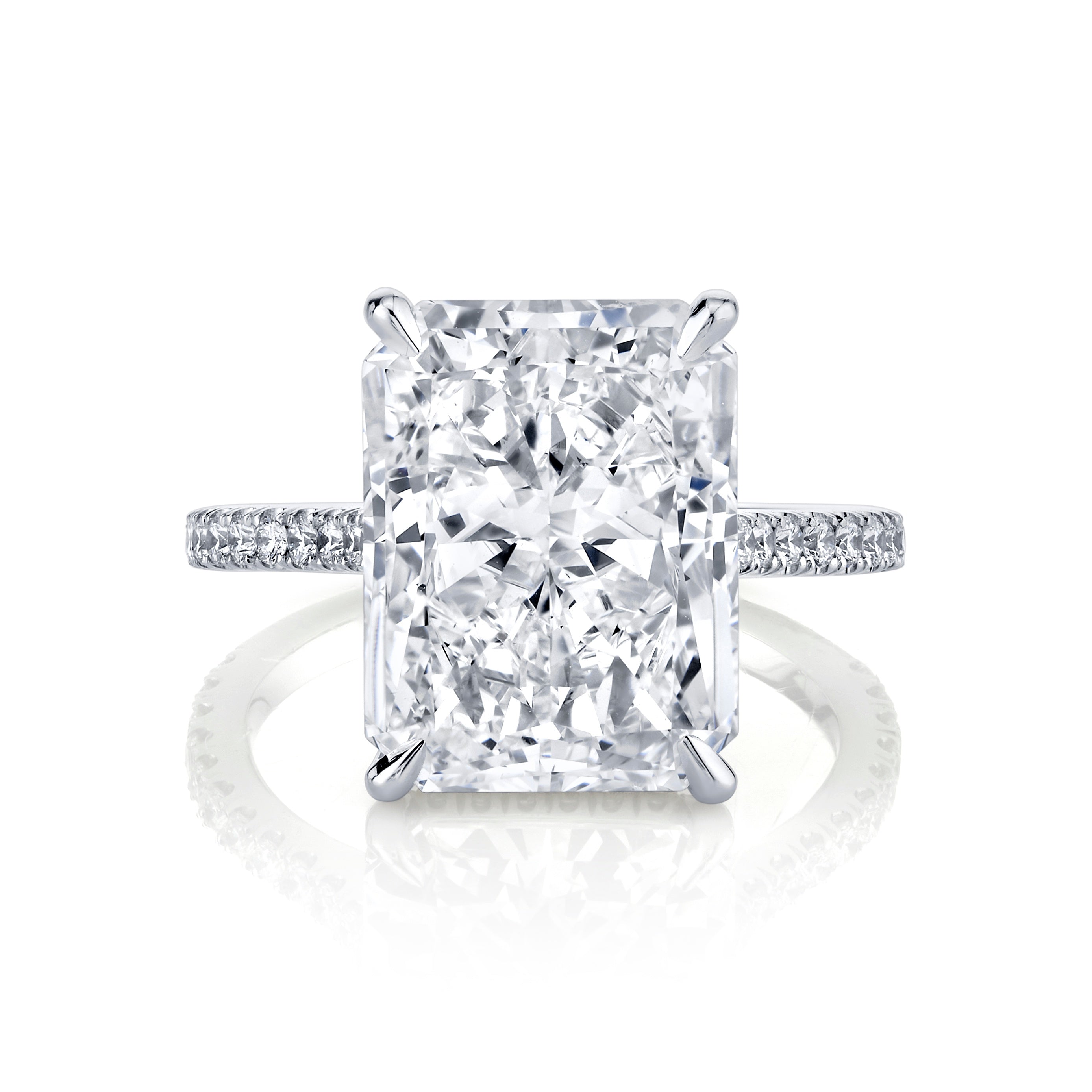 8.42 carat Radiant Cut Diamond Ring