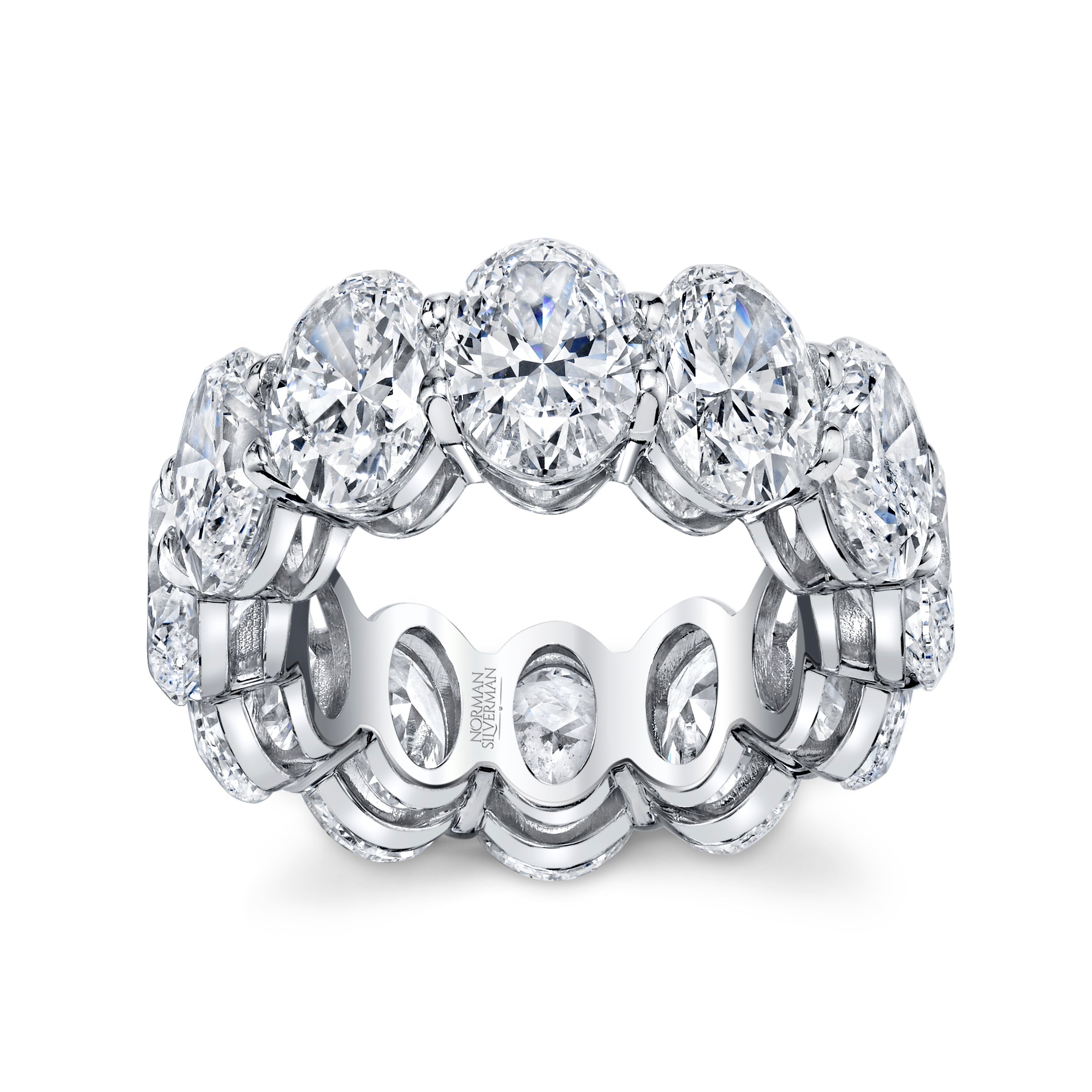 Oval Cut Eternity Band