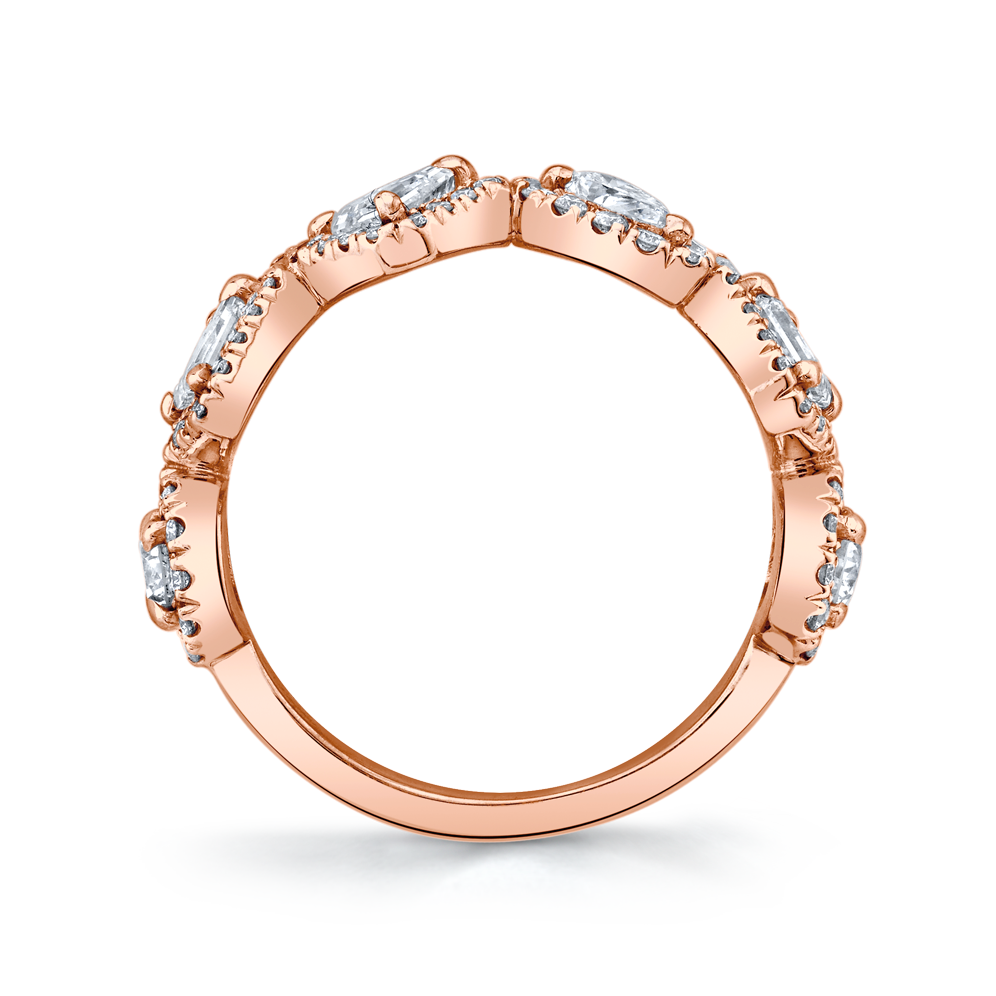 Contemporary PAVÉ HALFWAY BAND