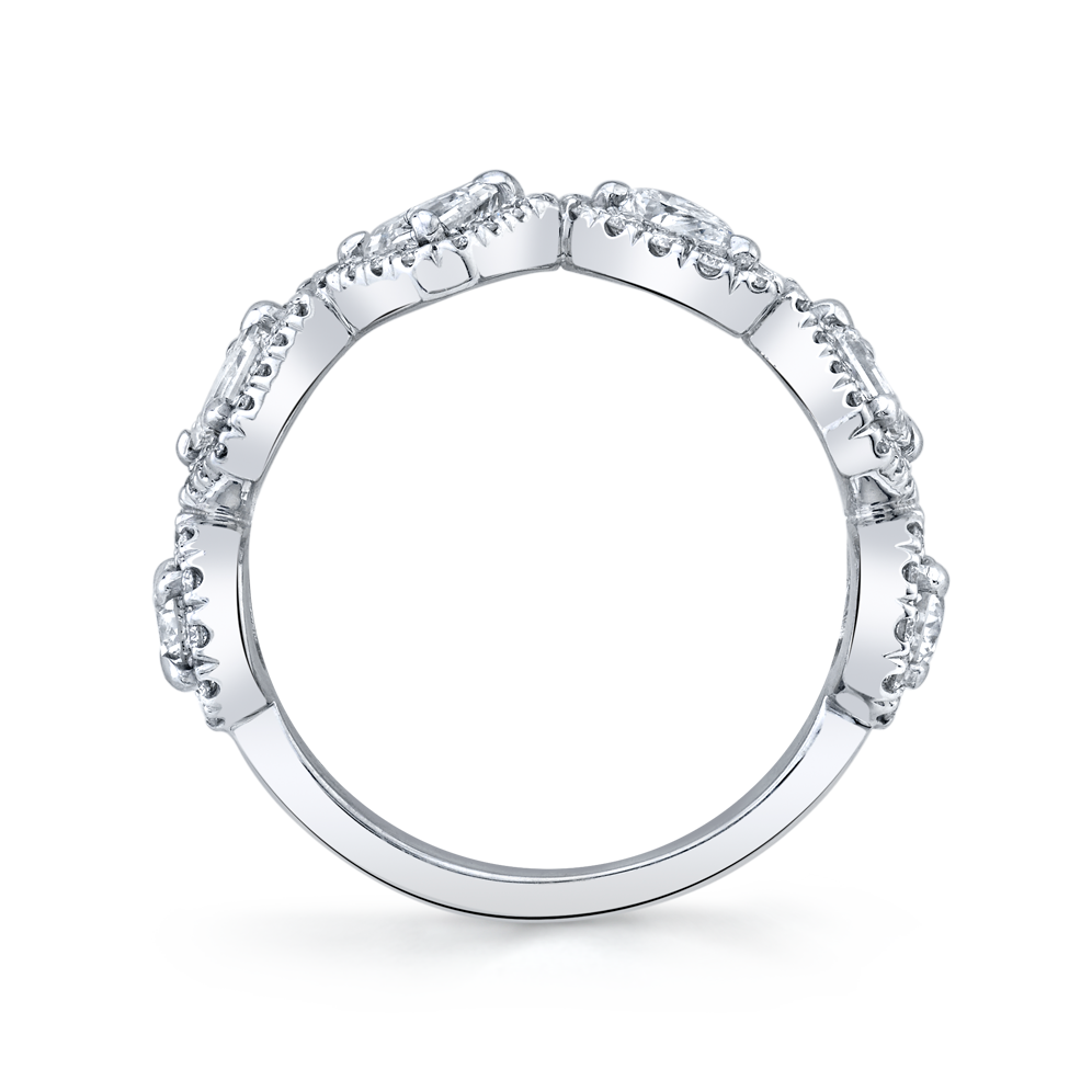 Contemporary PAVÉ HALFWAY BAND