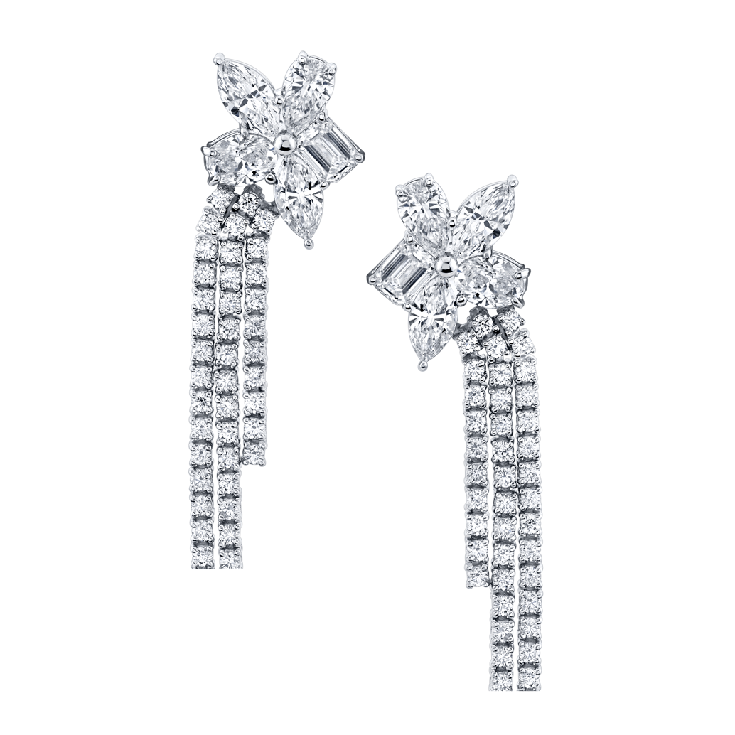 Shooting Star 4 Carat Diamond Earrings