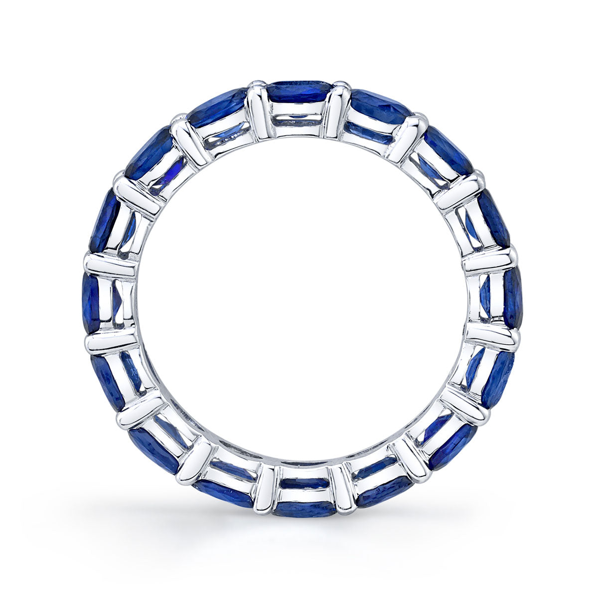 Oval Sapphire eternity band
