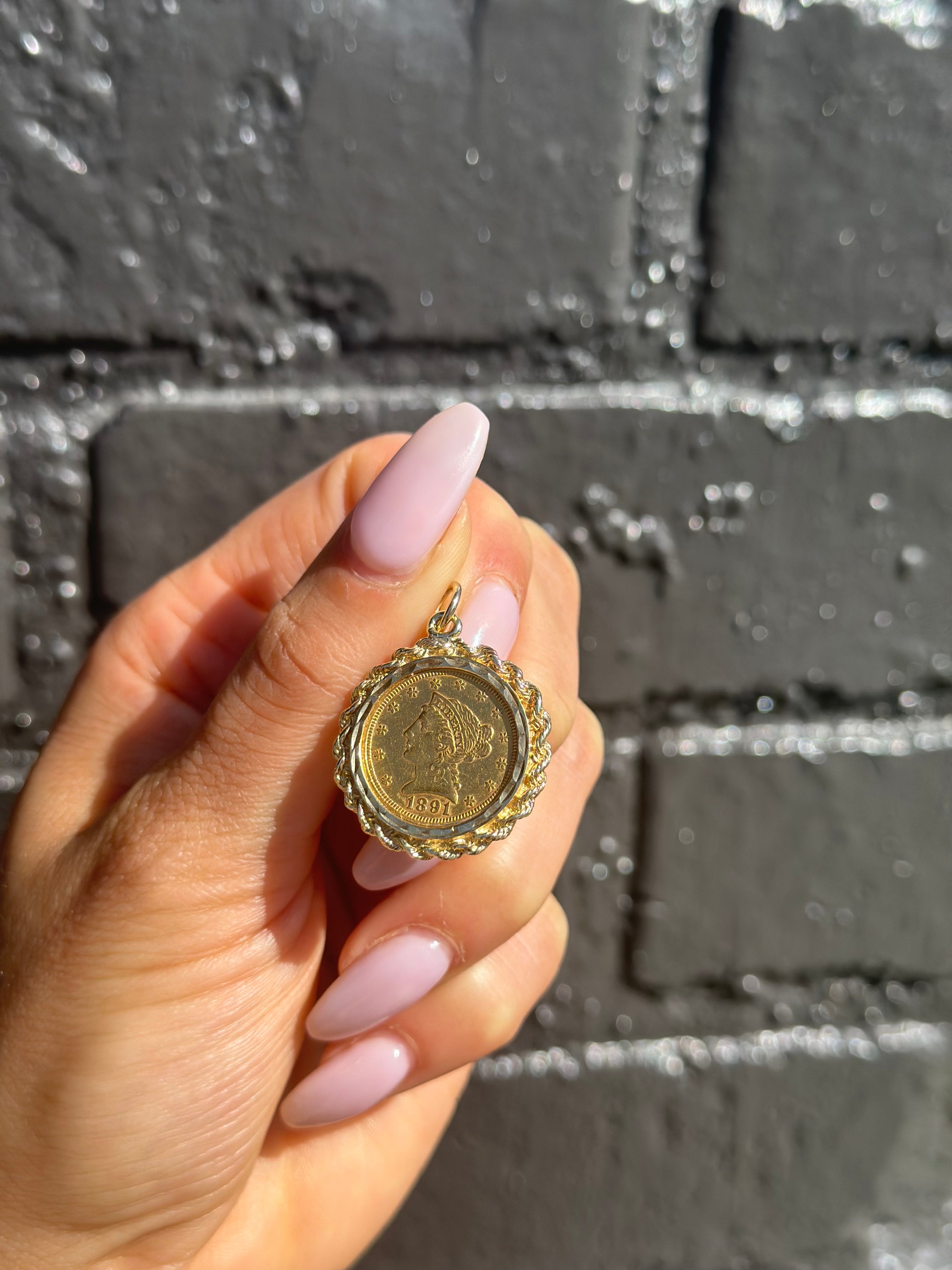 1891 $2.50 Liberty Head Gold Quarter Eagle