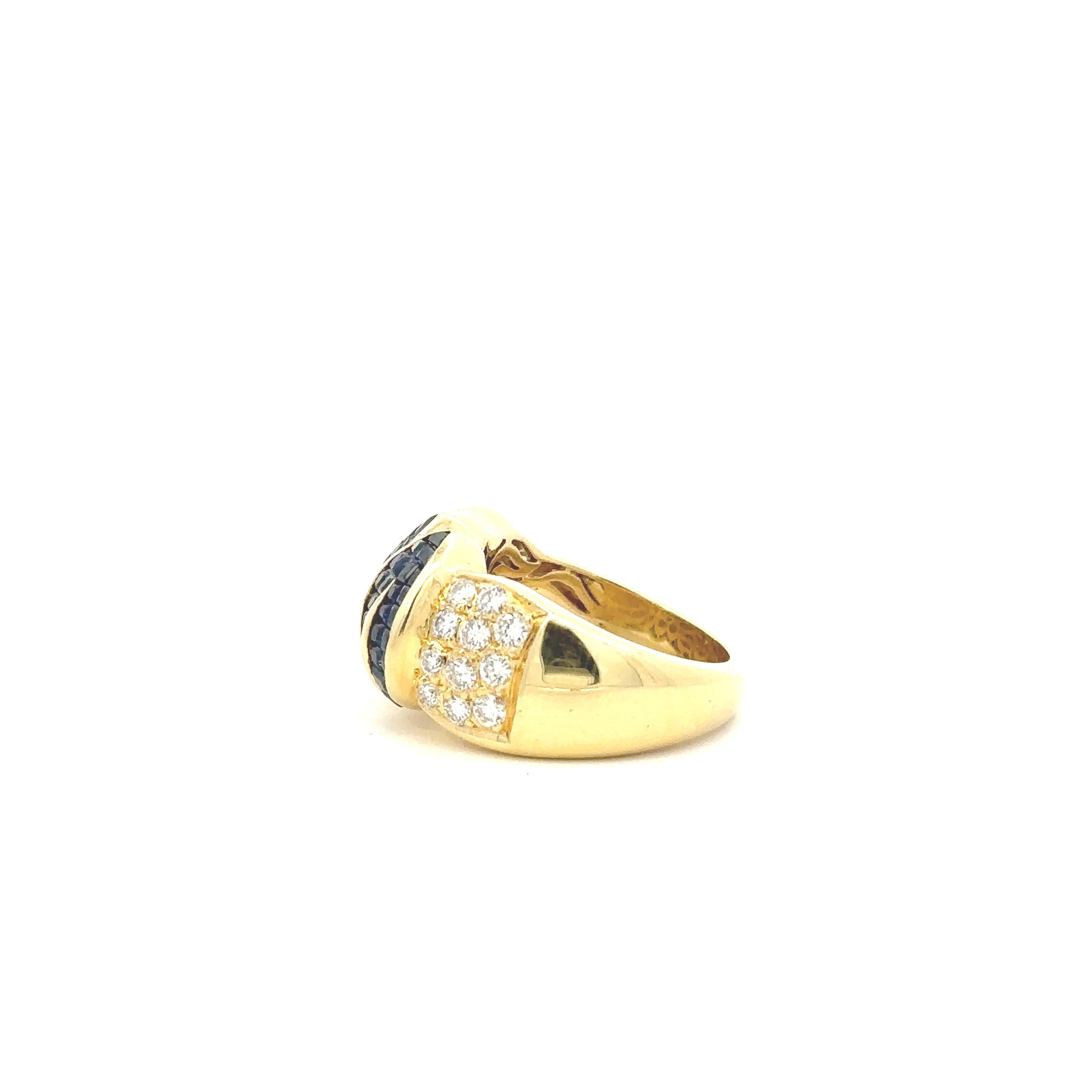 La Triomphe Sapphire and Diamond Ring