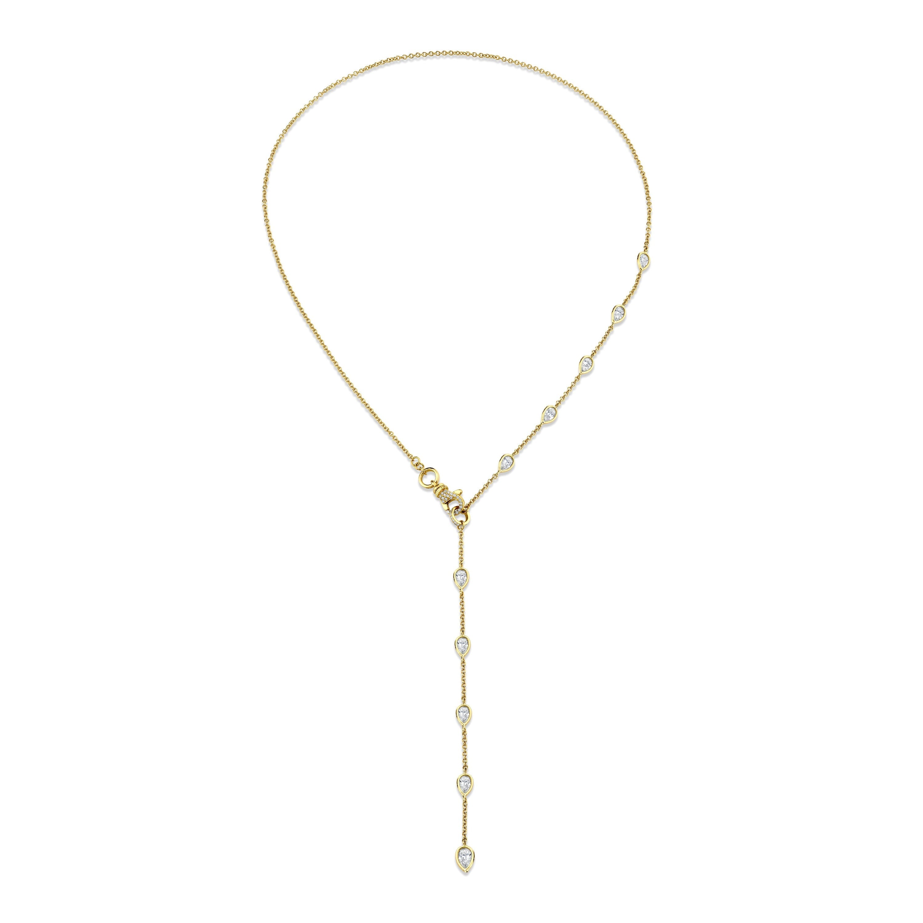 Diamond Lariat Necklace