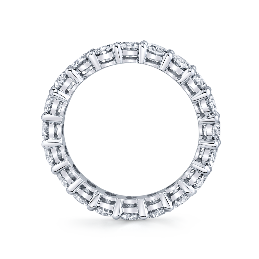 Oval Cut Eternity Band