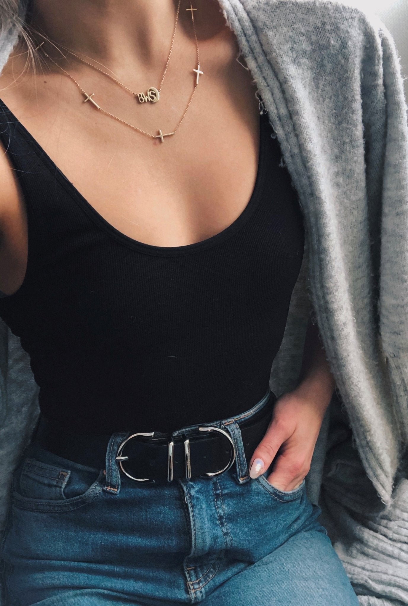 5 Station Cross Necklace - Brother Wolf USA