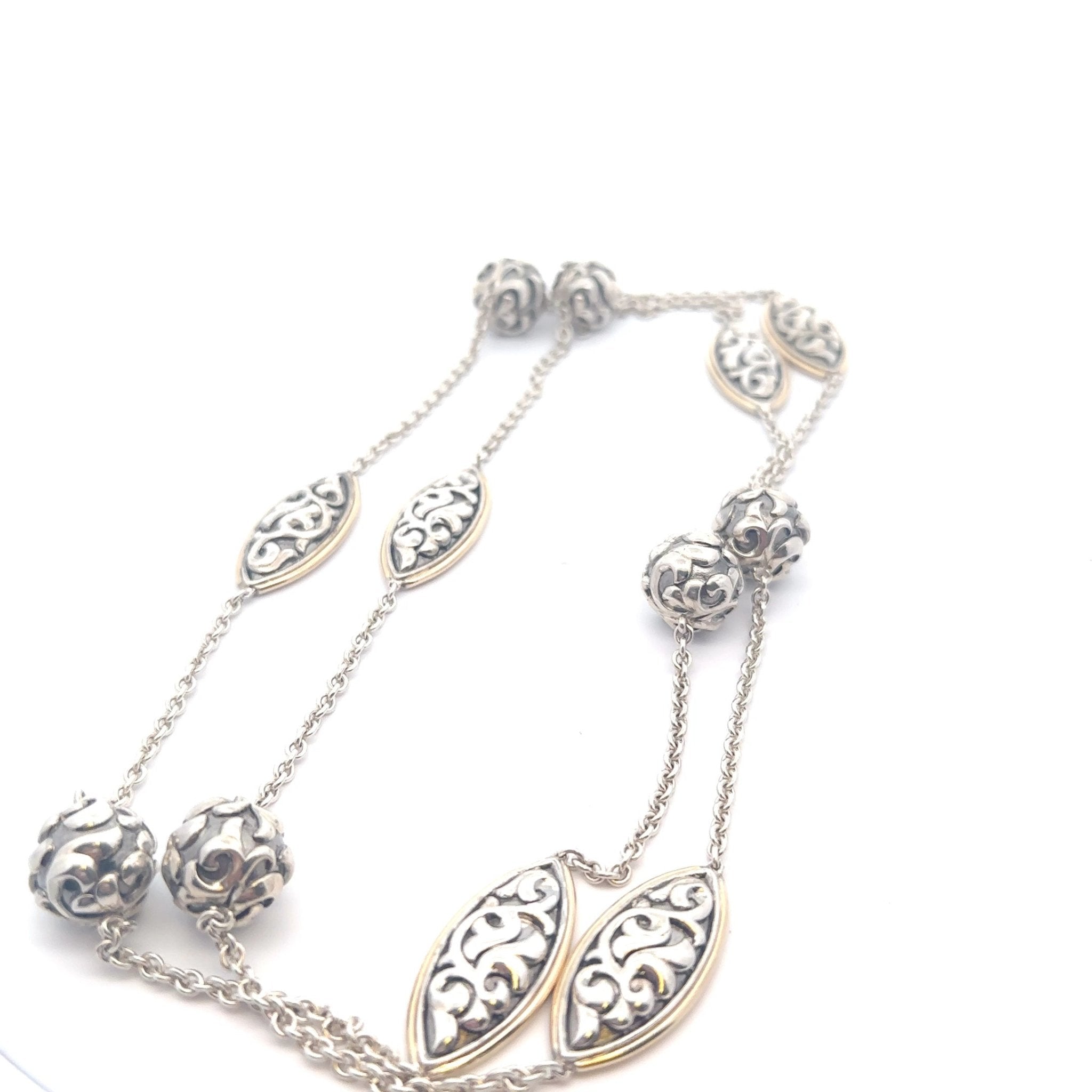 Charles Krypell 34" Two Tone Necklace - Chapel Hills Jewelry