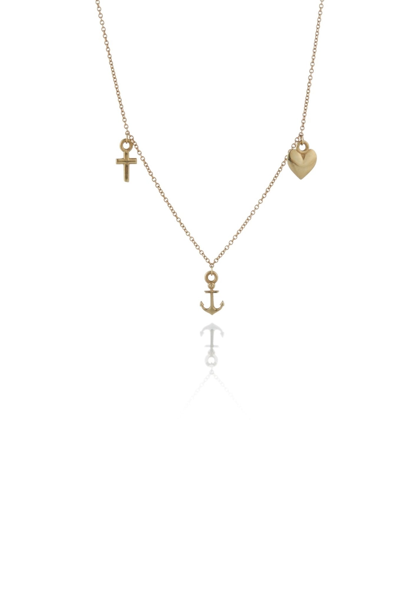 Faith Hope and Charity Charms - Brother Wolf USA