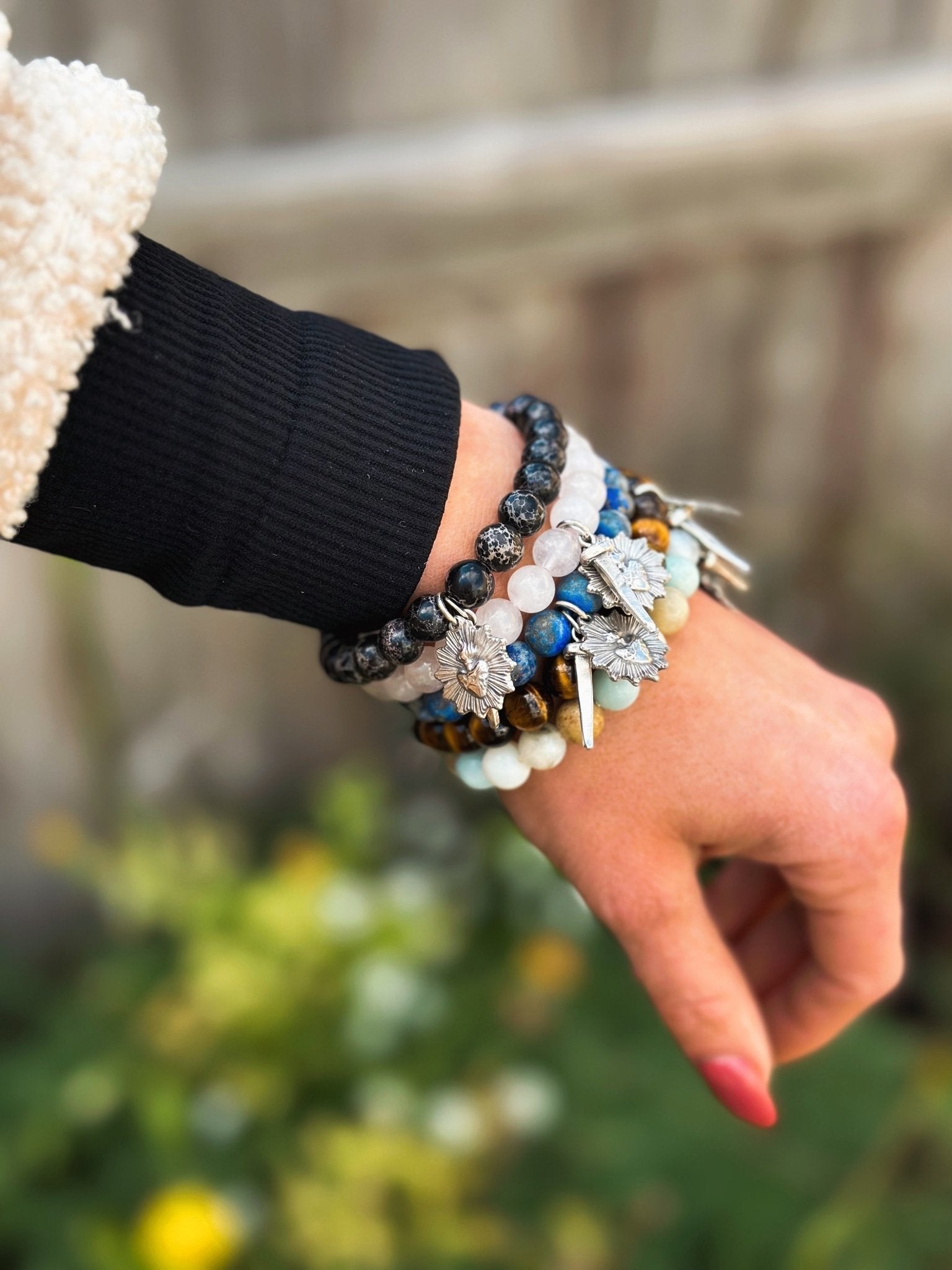 Love & Strength Beaded Bracelets - Brother Wolf USA