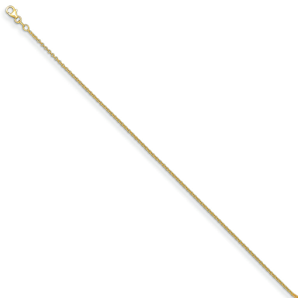 14KT Yellow 2mm Cable Chain