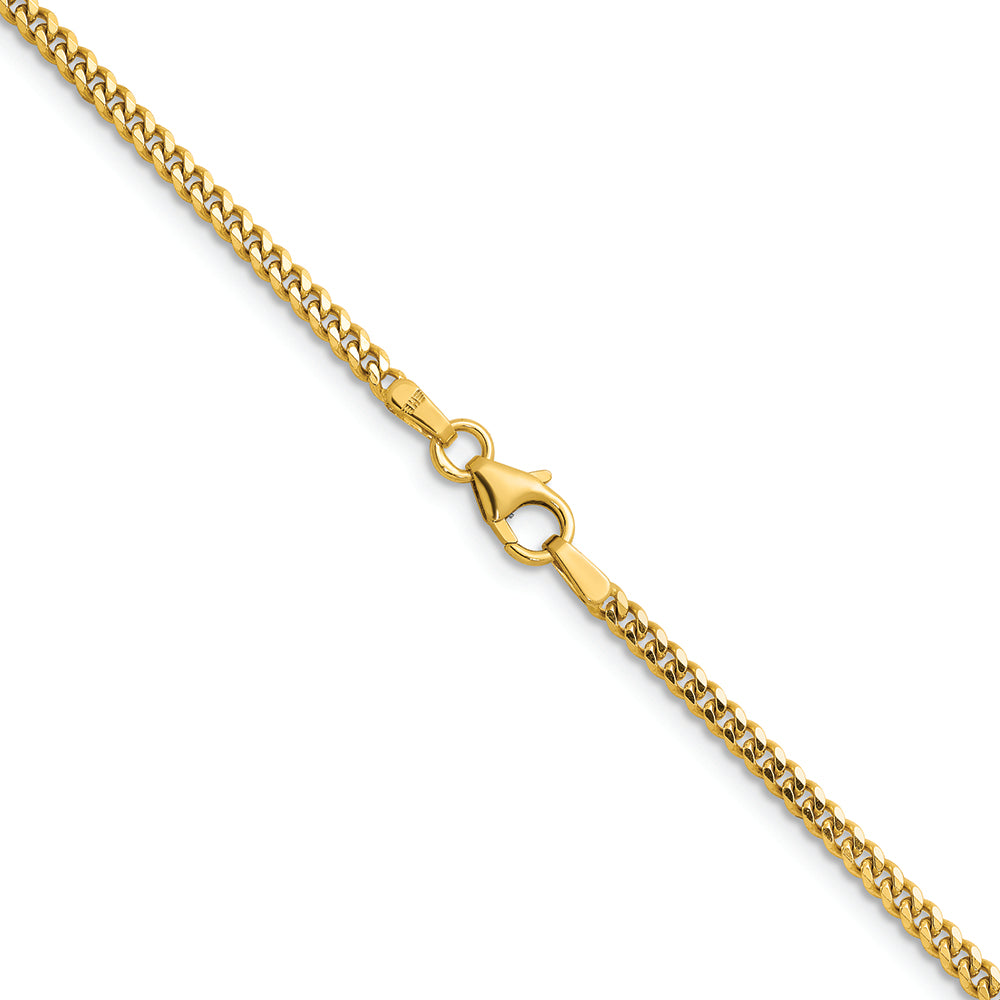 14KT Yellow 2.4mm Curb Chain