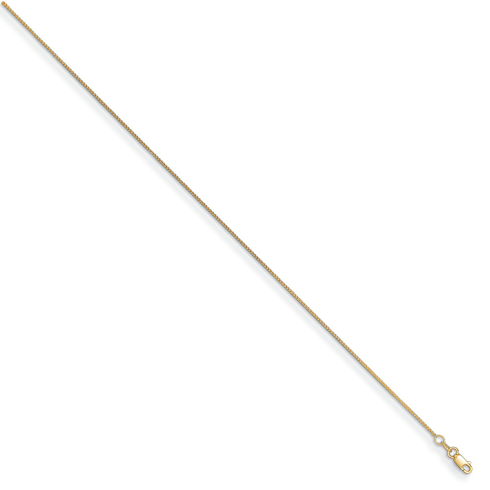 14KT Yellow 1.1mm Wheat Chain