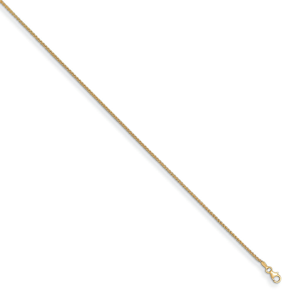 14KT Yellow 1.7mm Wheat Chain