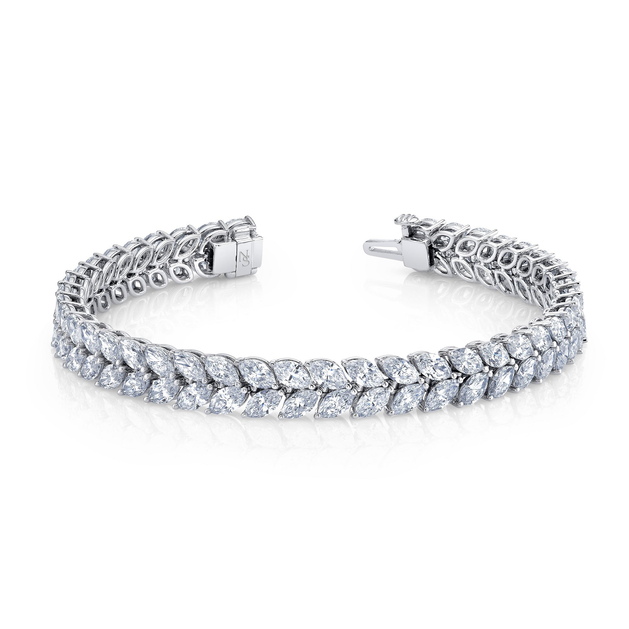 Marquise Cut Diamond Bracelet