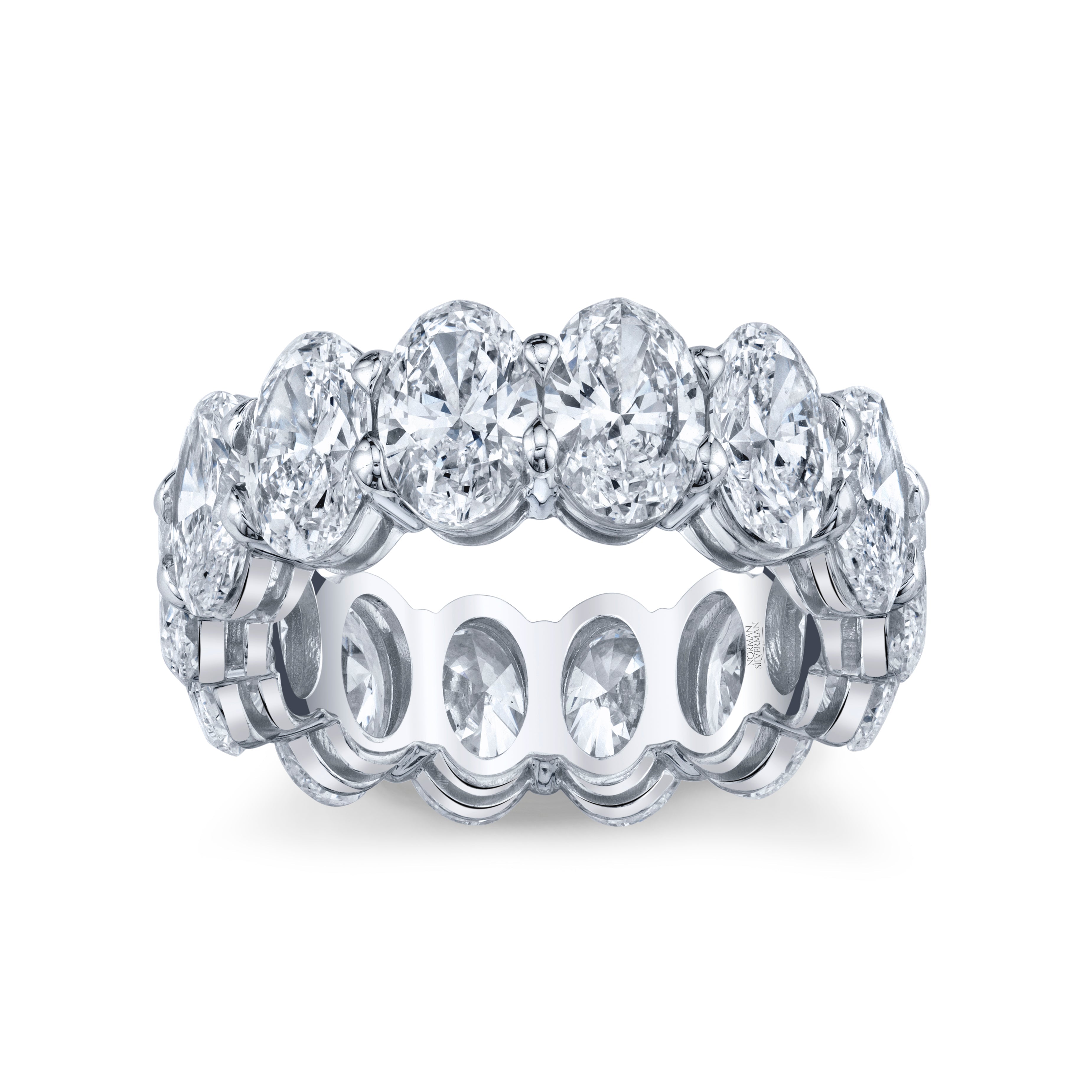 9 Carat Platinum Eternity Band
