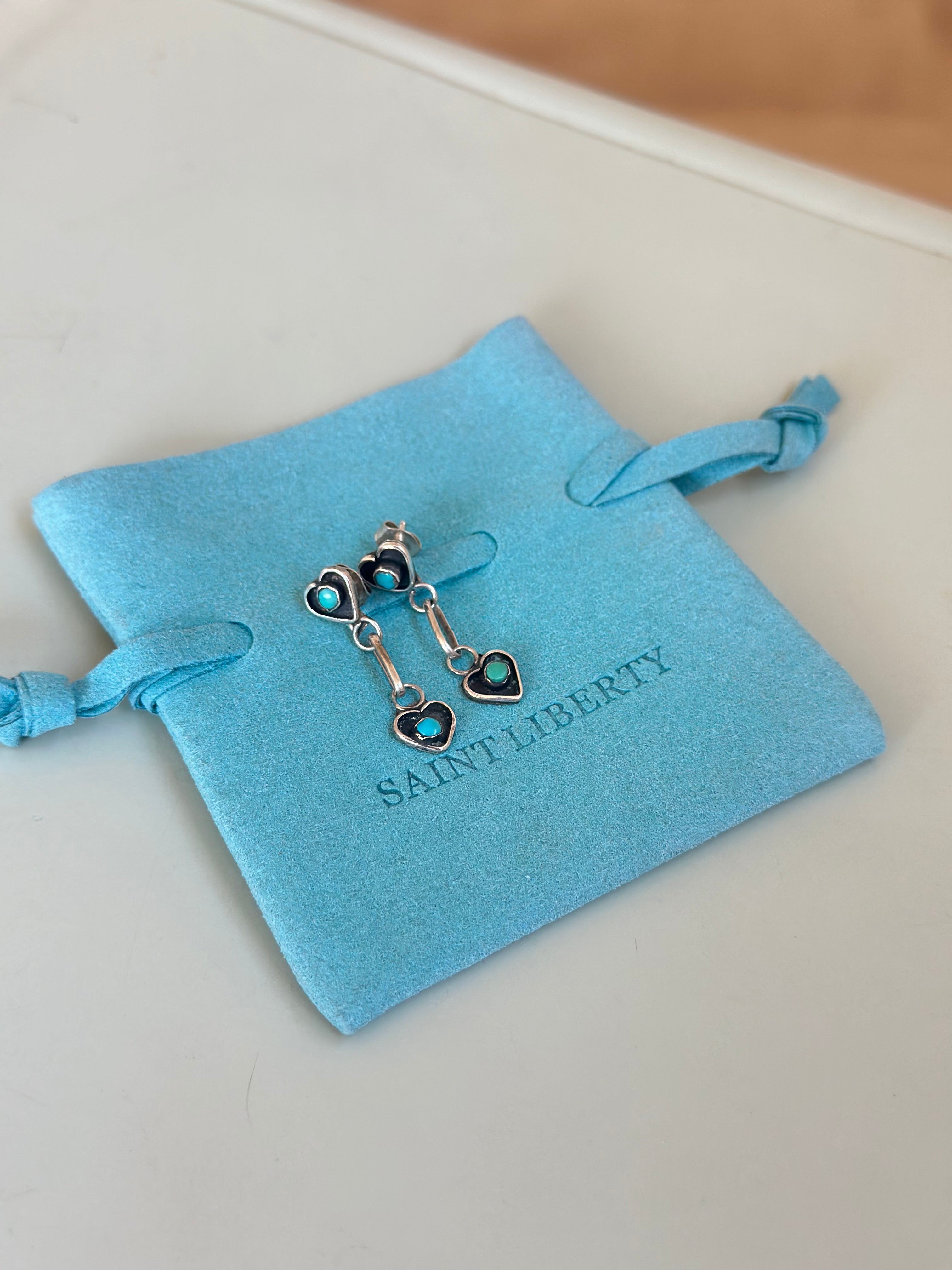 Sterling Silver  and Turquoise Earring