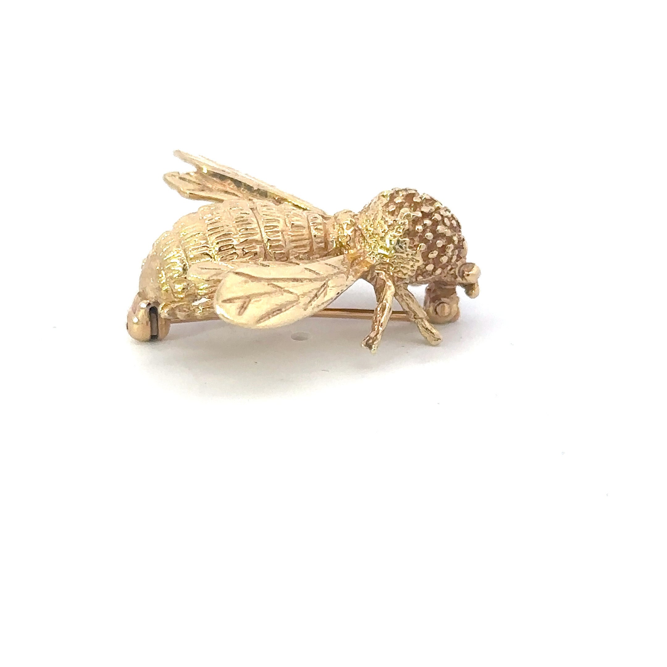 14KT Yellow Gold Bee Pin