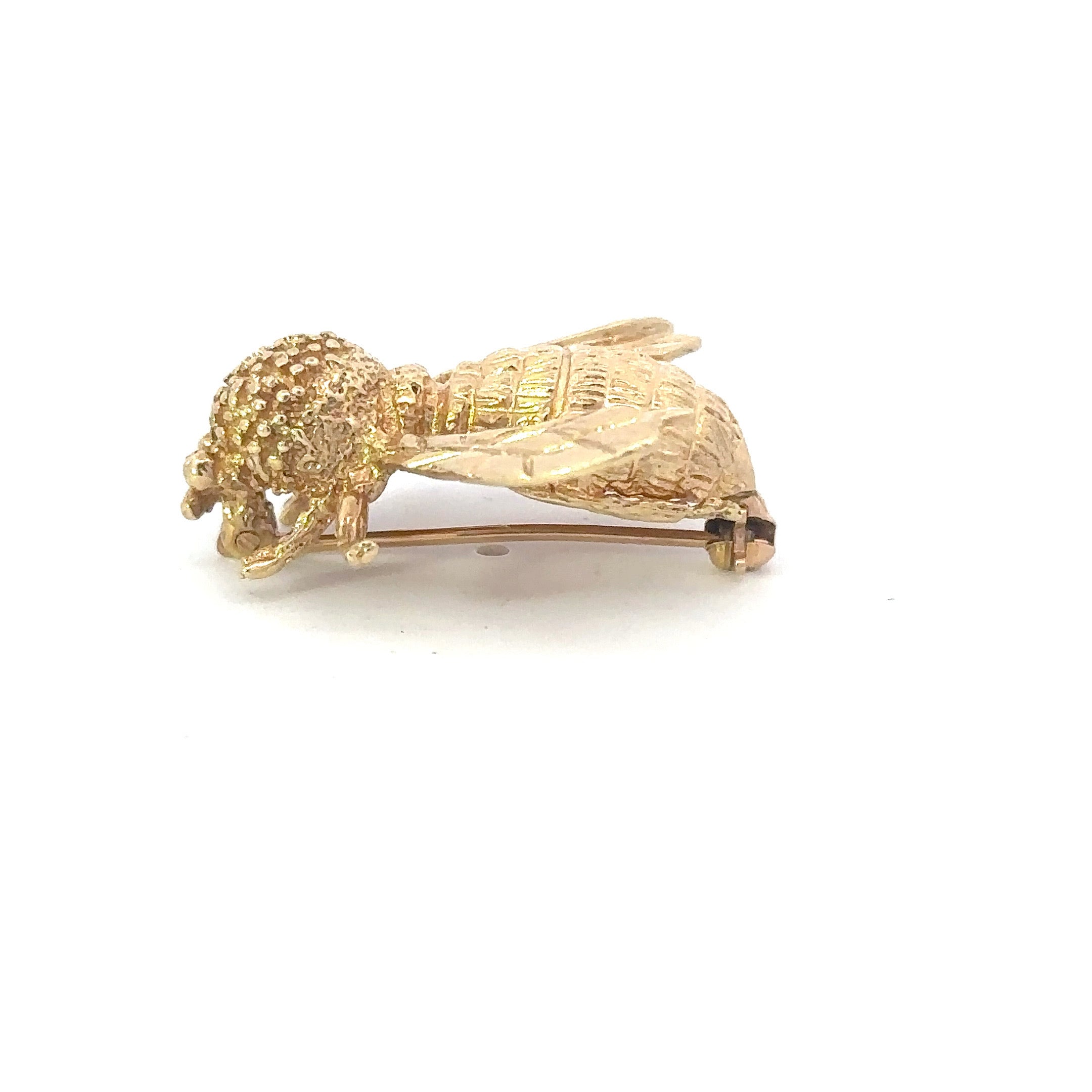 14KT Yellow Gold Bee Pin