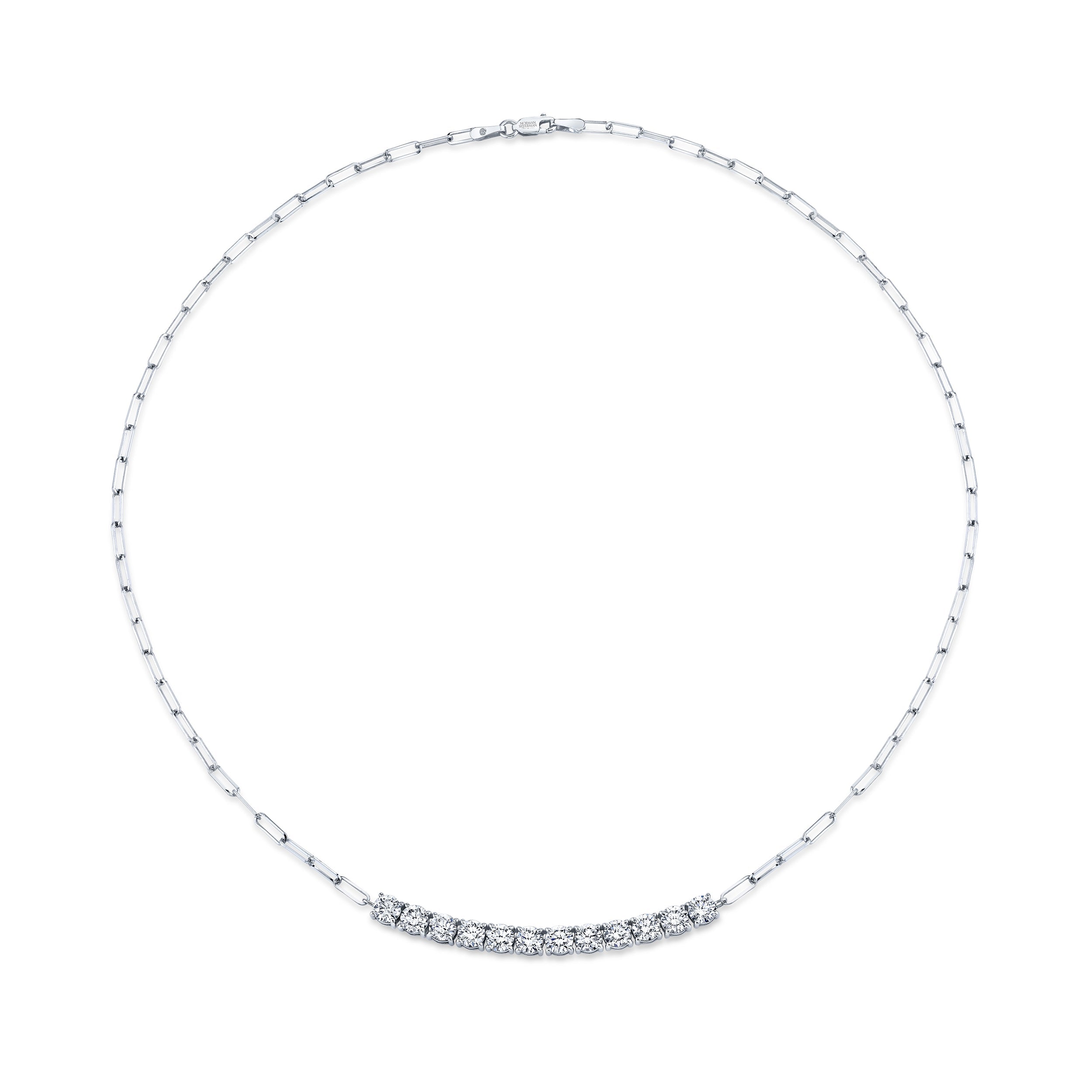 Floating Diamond Necklace