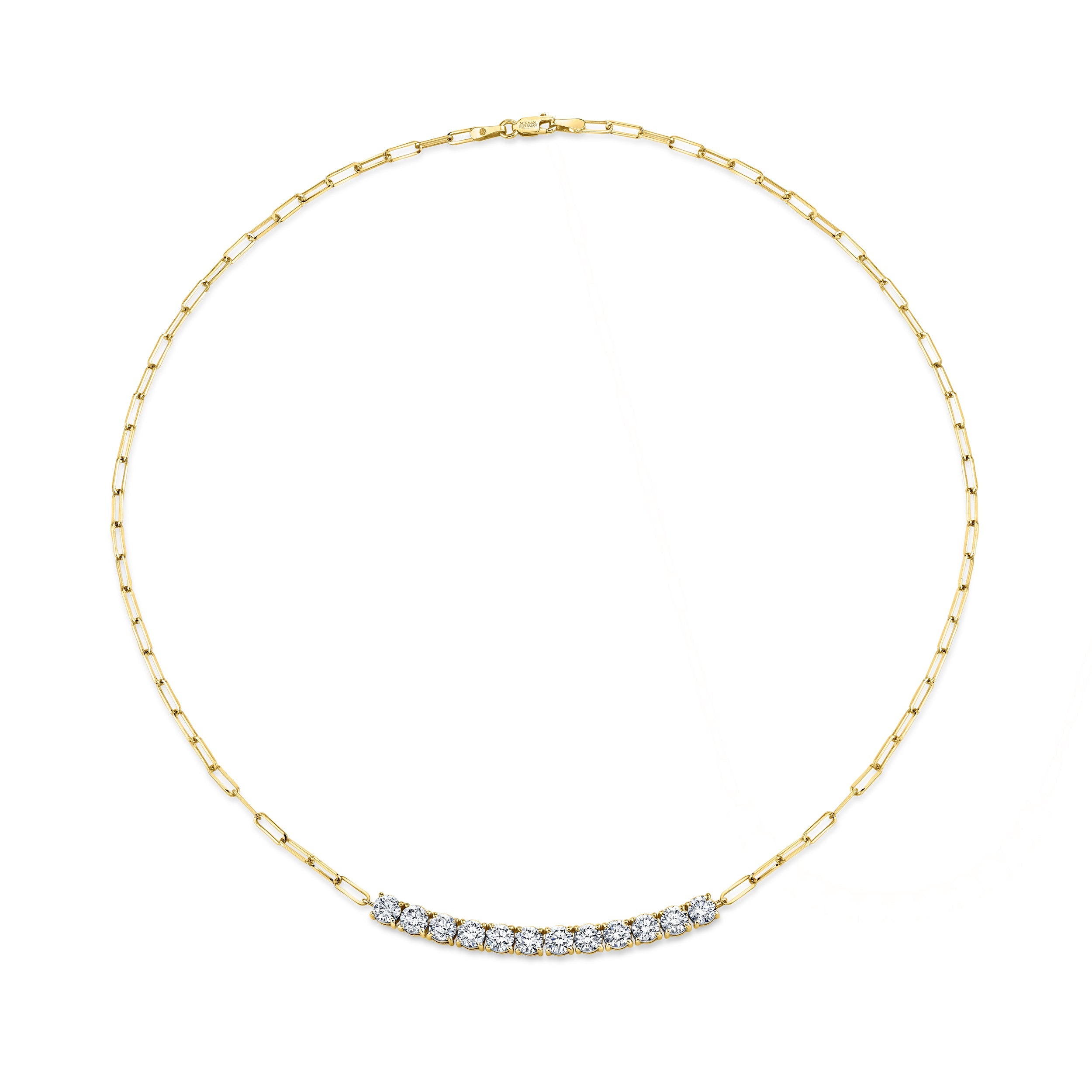 Floating Diamond Necklace
