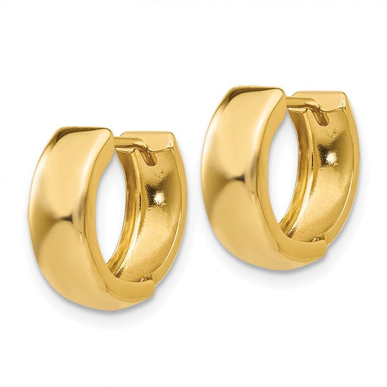 14KT Yellow Hinged Hoop Earrings