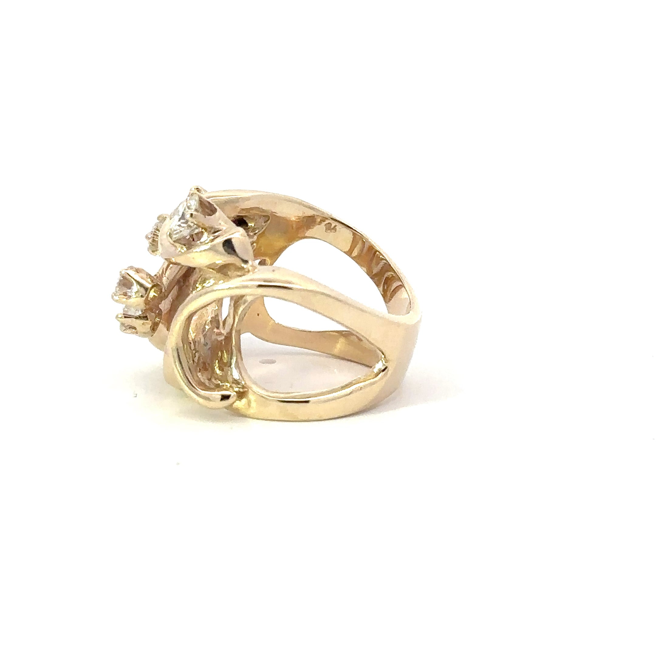 14KT Yellow and Diamond Ring