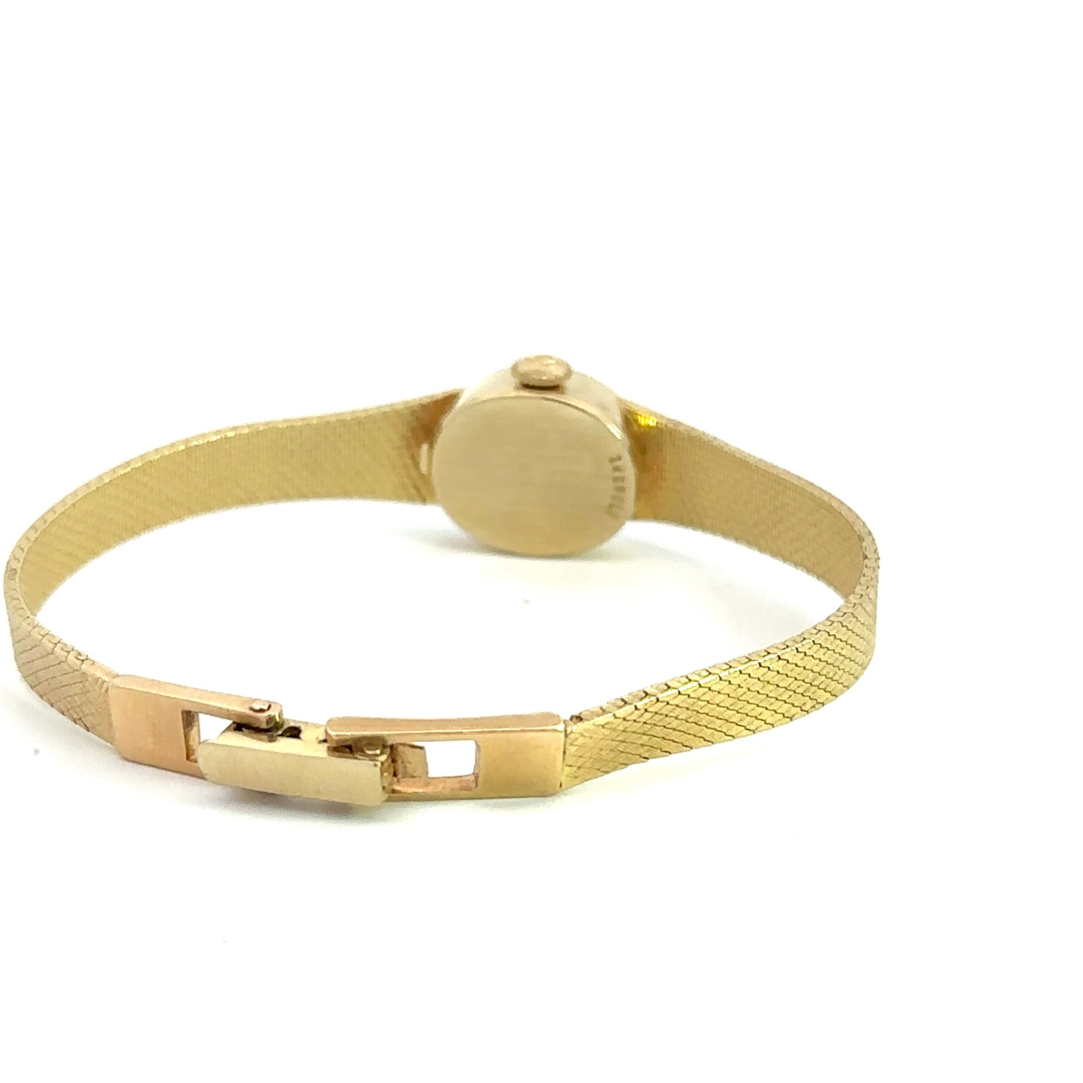 14KT Yellow Girard Perregaux Opal Face Watch