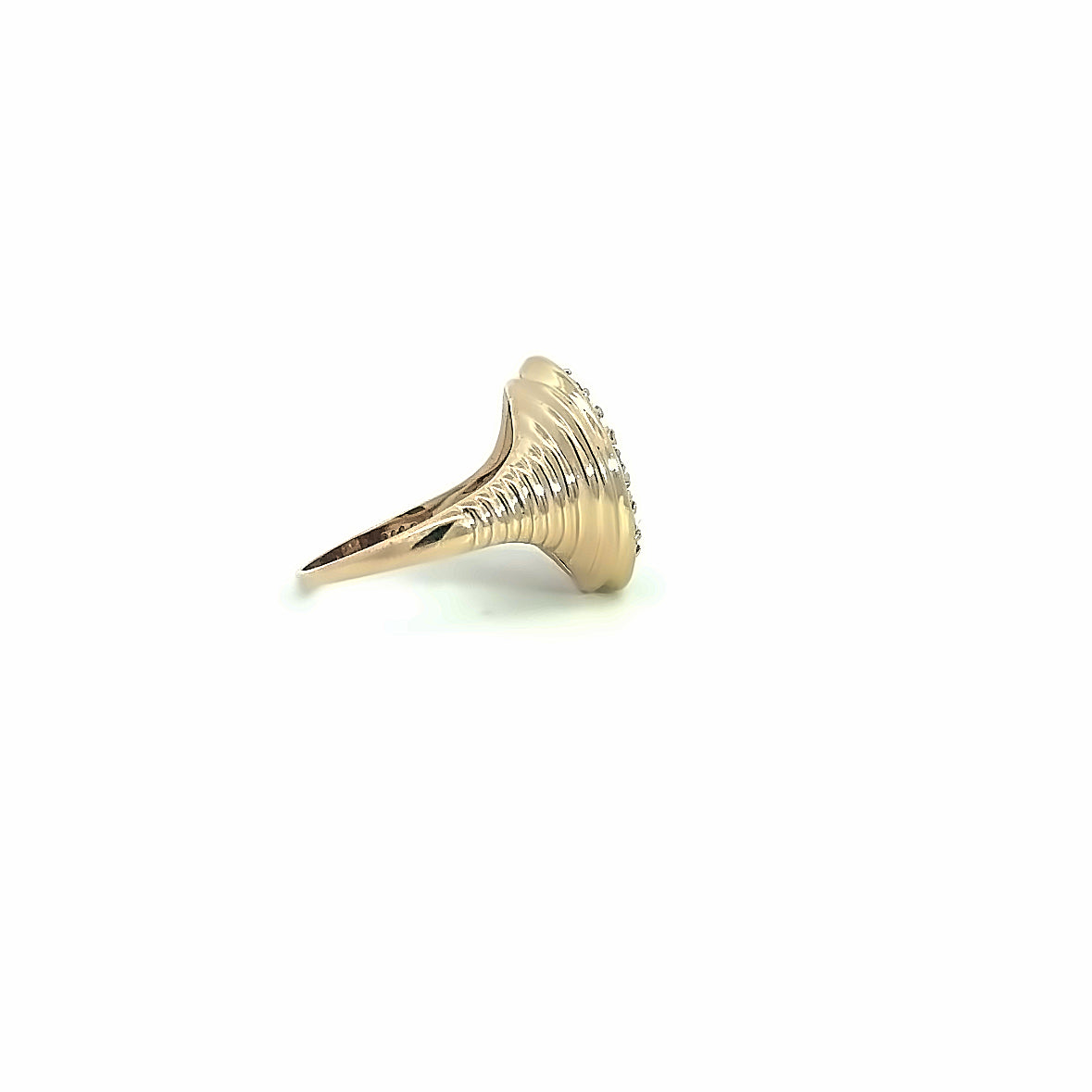 14KT Yellow Diamond and Ruby Ring