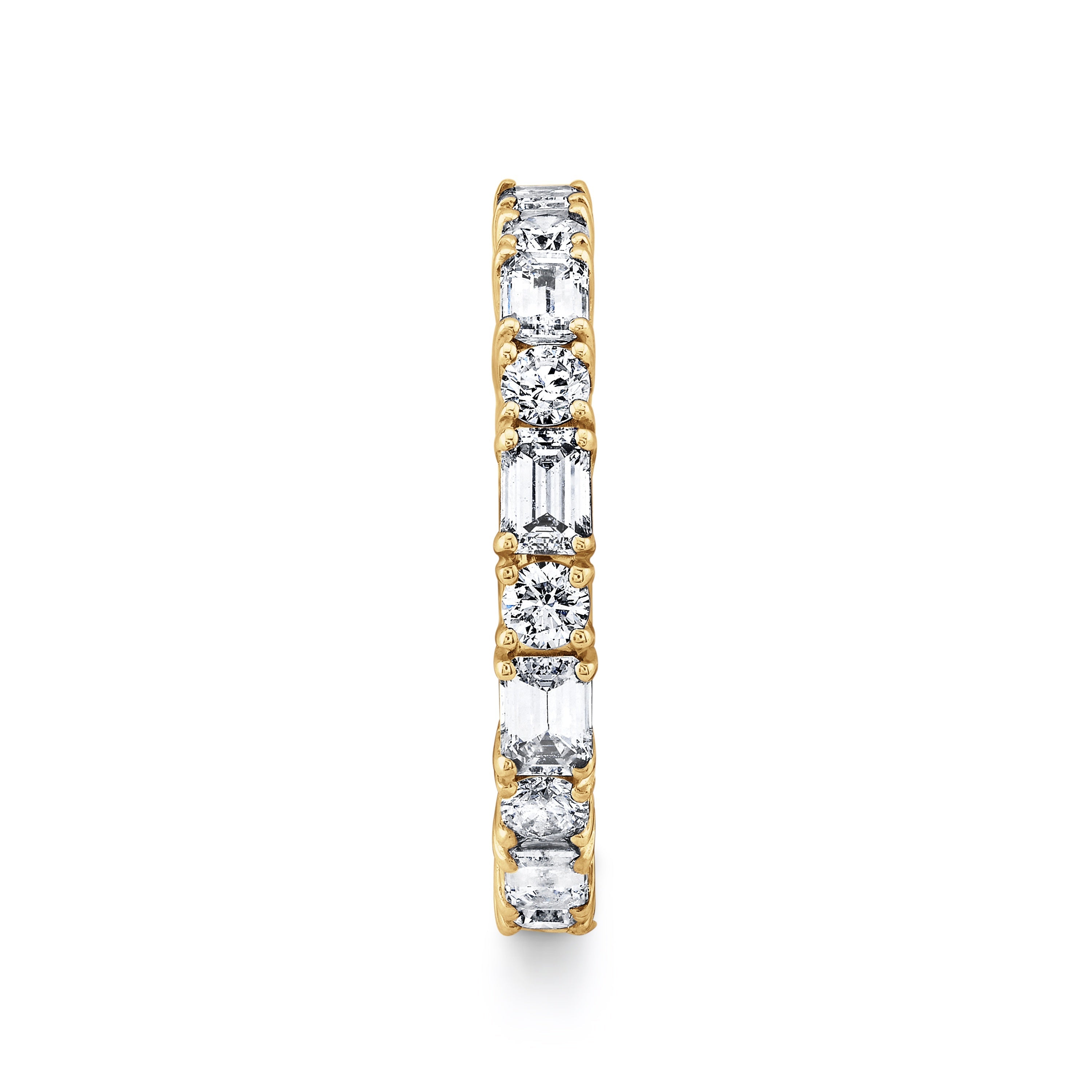 Alternating Diamonds Eternity Band