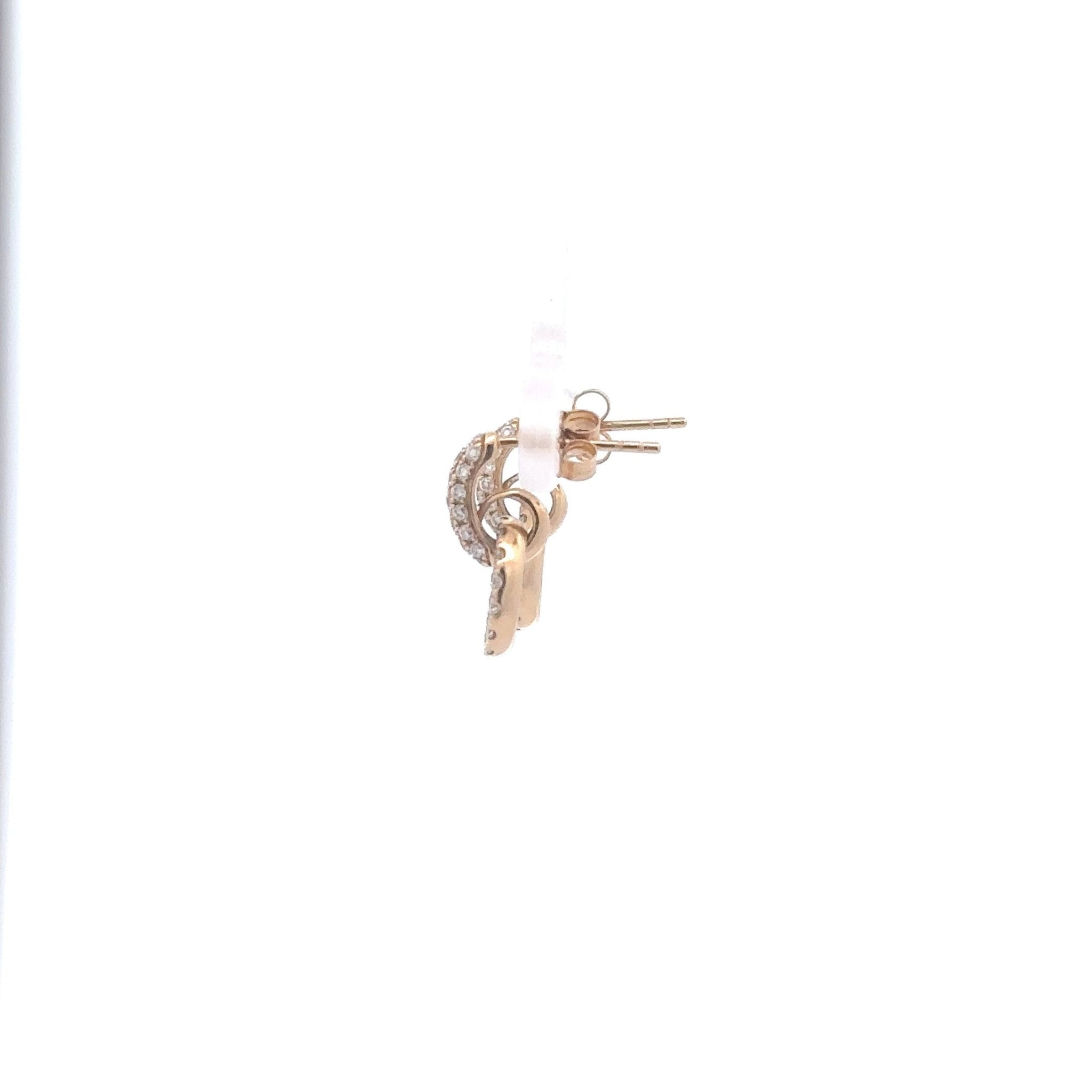 14KT Yellow Diamond Earrings - Chapel Hills Jewelry