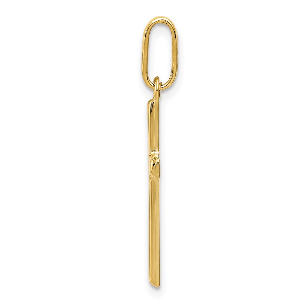 14KT Yellow Gold Hollow Cross - Chapel Hills Jewelry