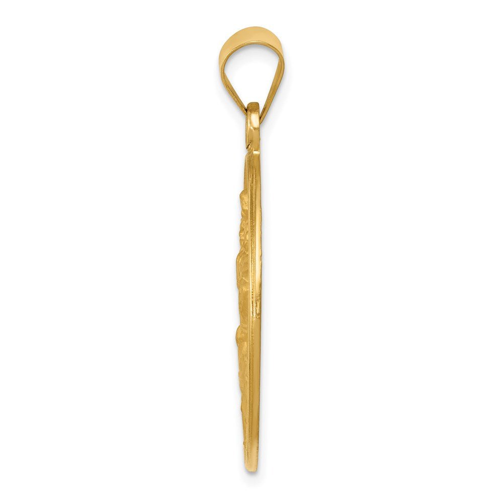 18KT Yellow Gold Saint Christopher Medal - Chapel Hills Jewelry