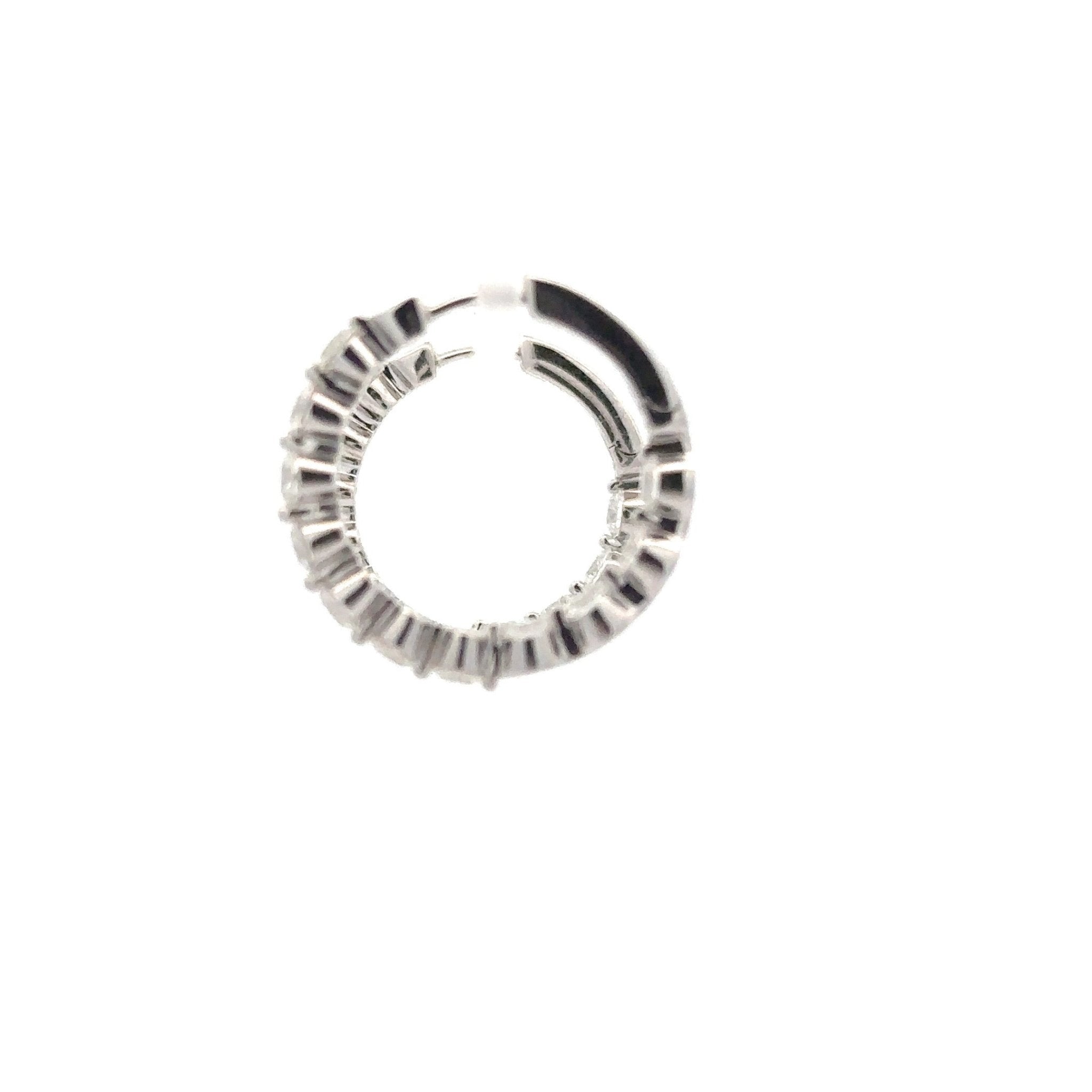3.22ct Inside Outside Hoops - Chapel Hills Jewelry