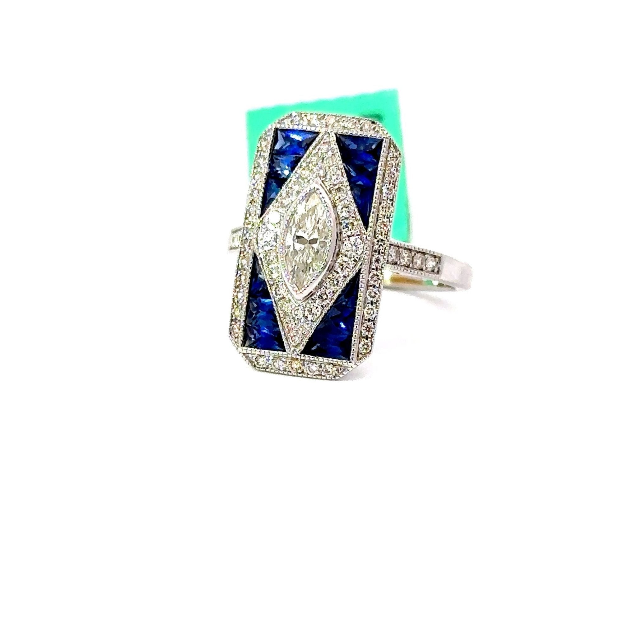 Sapphire and Diamond Ring - Chapel Hills Jewelry
