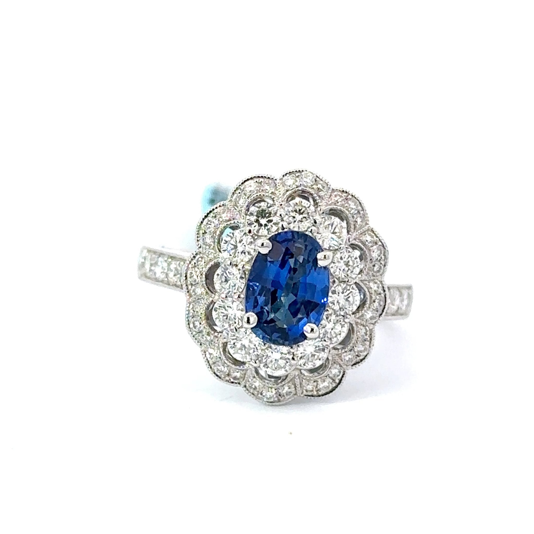 Sapphire and Diamond Ring - Chapel Hills Jewelry